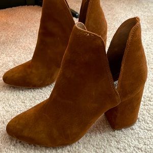 Steve Madden Suede Booties. Worn 3 times!